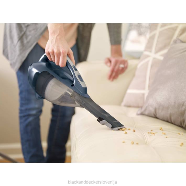 BLACK+DECKER Gen 9.5 litij dustbuster brezžični ročni sesalnik advancedclean - skrilasto modra 8B2Z24 čiščenje