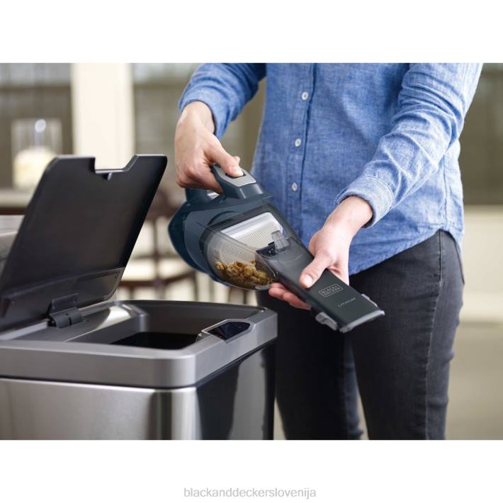 BLACK+DECKER Gen 9.5 litij dustbuster brezžični ročni sesalnik advancedclean - skrilasto modra 8B2Z24 čiščenje
