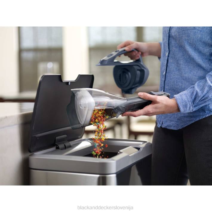 BLACK+DECKER Gen 9.5 litij dustbuster brezžični ročni sesalnik advancedclean - skrilasto modra 8B2Z24 čiščenje