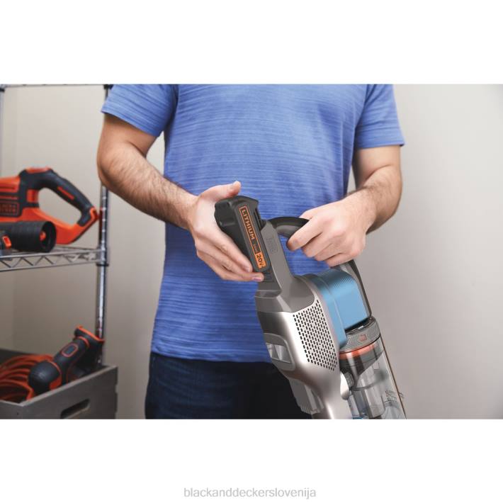BLACK+DECKER Powerseries Extreme brezžični palični sesalnik 8B2Z94 čiščenje