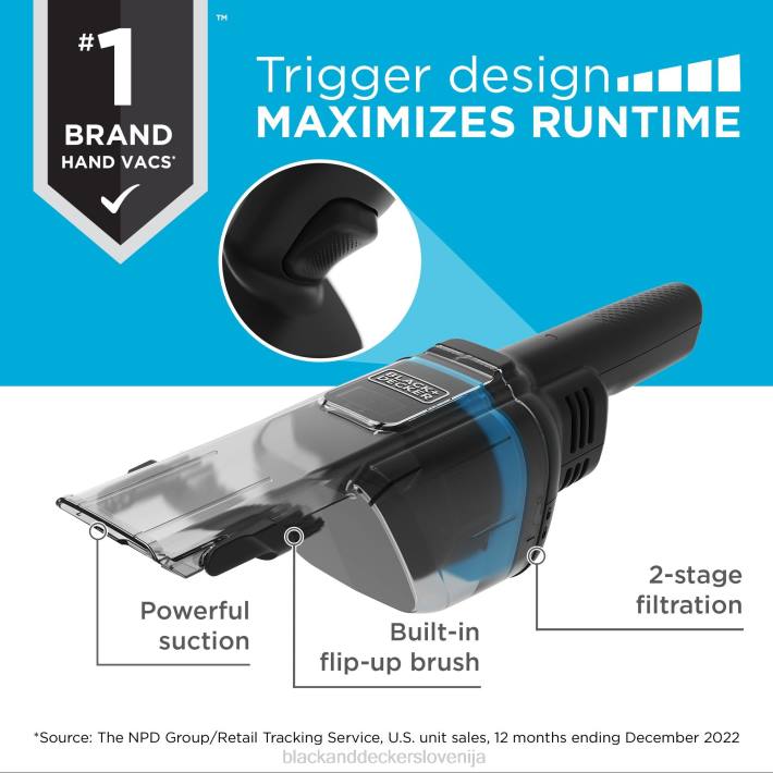 BLACK+DECKER brezžični ročni sesalnik dustbuster blast 8B2Z3 čiščenje