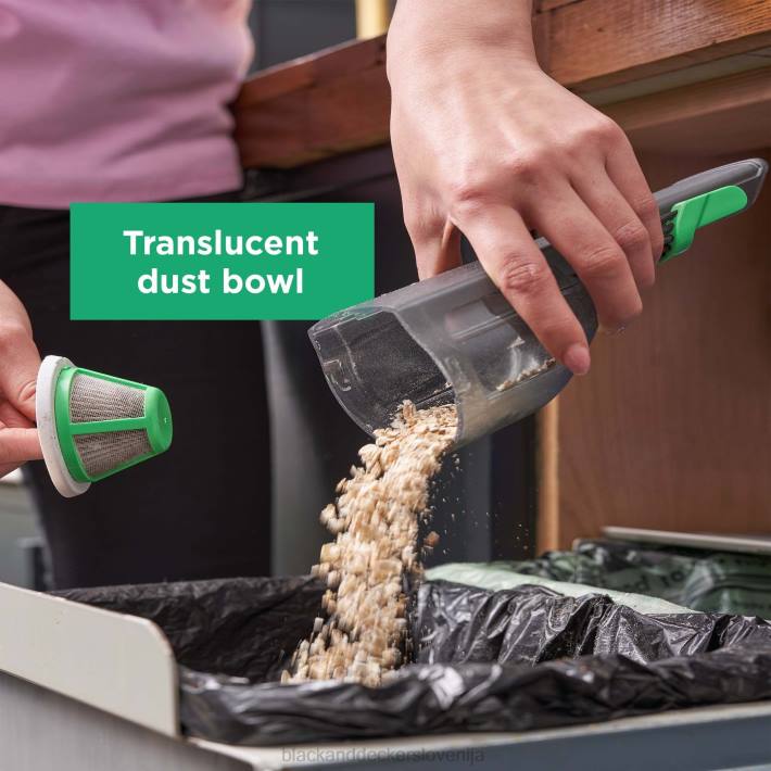 BLACK+DECKER brezžični ročni sesalnik reviva 8v max s polnilnim filtrom in krtačnim orodjem za reže 8B2Z10 čiščenje