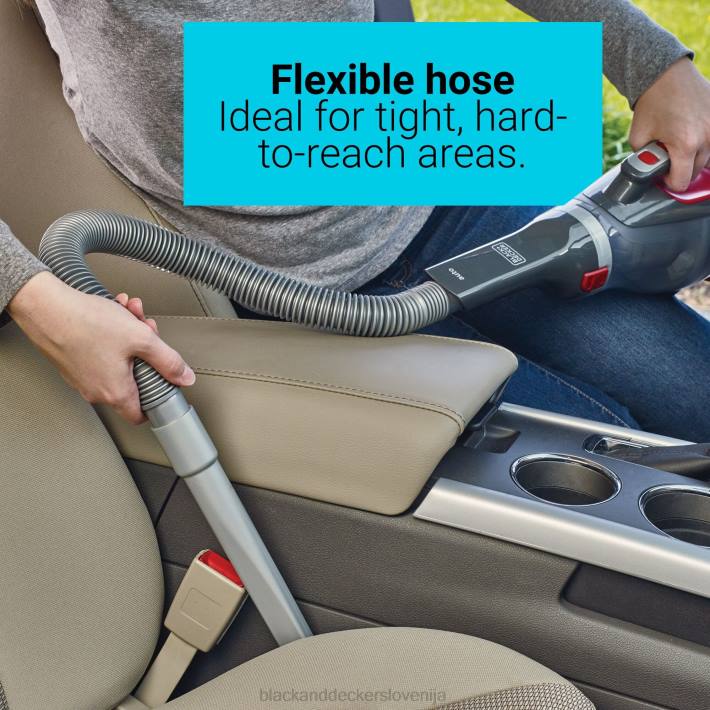 BLACK+DECKER dustbuster 12v max dc avtomobilski ročni sesalnik rdeč 8B2Z46 čiščenje