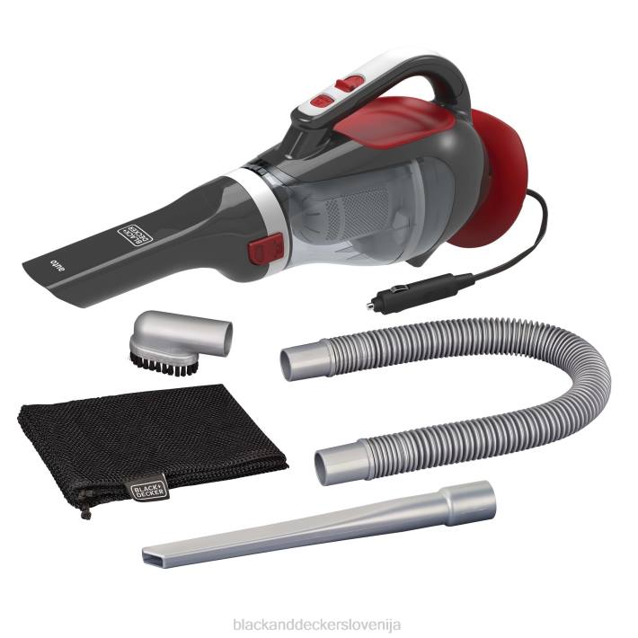 BLACK+DECKER dustbuster 12v max dc avtomobilski ročni sesalnik rdeč 8B2Z46 čiščenje