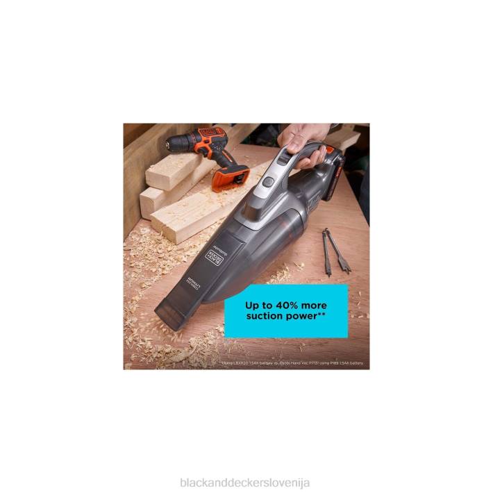 BLACK+DECKER dustbuster 20v max powerconnect brezžični ročni sesalnik (samo orodje) 8B2Z56 čiščenje