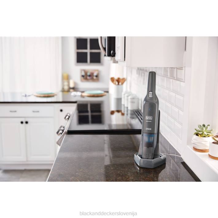 BLACK+DECKER dustbuster brezžični ročni sesalnik advancedclean s polnilnim filtrom in krtačnim orodjem za reže 8B2Z11 čiščenje