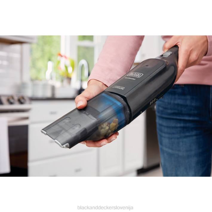 BLACK+DECKER dustbuster brezžični ročni sesalnik advancedclean s polnilnim filtrom in krtačnim orodjem za reže 8B2Z11 čiščenje
