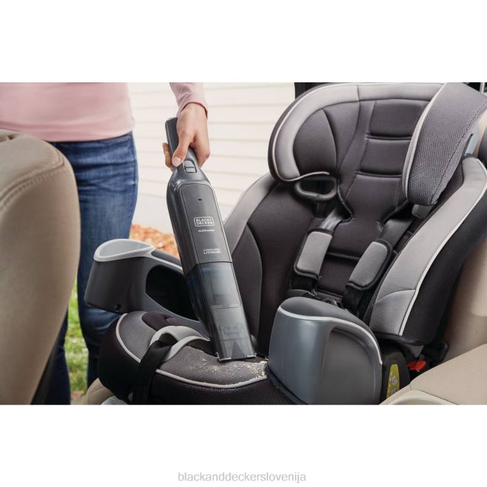 BLACK+DECKER dustbuster brezžični ročni sesalnik advancedclean s polnilnim filtrom in krtačnim orodjem za reže 8B2Z11 čiščenje