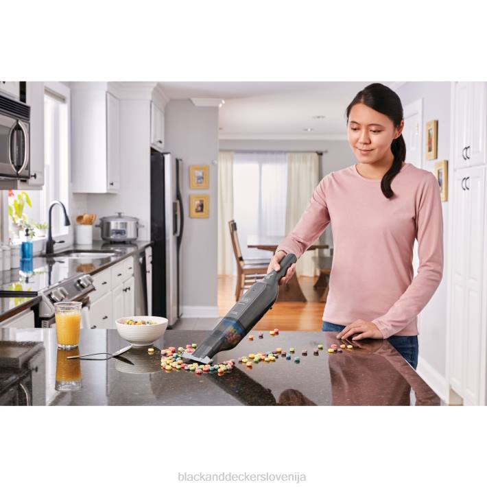 BLACK+DECKER dustbuster brezžični ročni sesalnik advancedclean slim s polnilnim filtrom in krtačnim orodjem za reže 8B2Z12 čiščenje