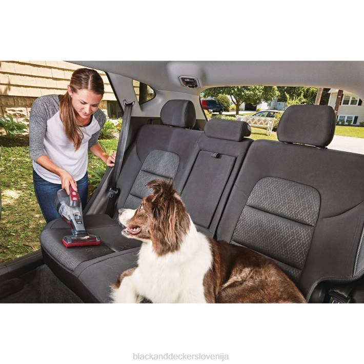 BLACK+DECKER dustbuster quickclean avtomobilski brezžični ročni sesalnik z motorno krtačo za oblazinjenje 8B2Z2 čiščenje