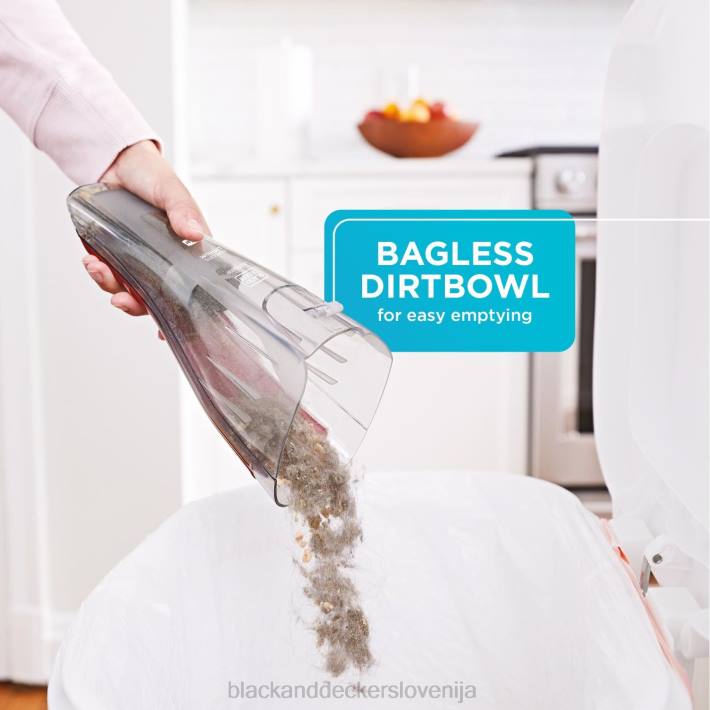 BLACK+DECKER dustbuster quickclean avtomobilski brezžični ročni sesalnik z motorno krtačo za oblazinjenje 8B2Z2 čiščenje