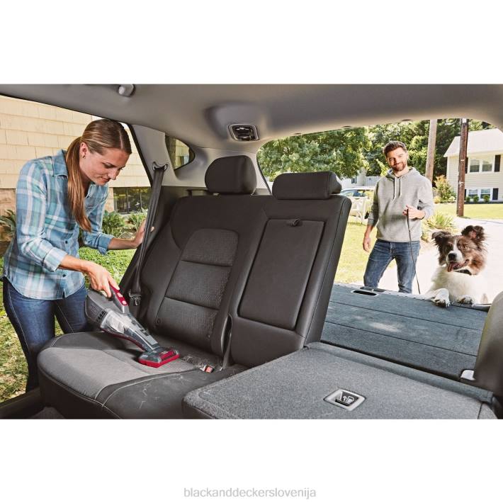 BLACK+DECKER dustbuster quickclean avtomobilski brezžični ročni sesalnik z motorno krtačo za oblazinjenje 8B2Z2 čiščenje