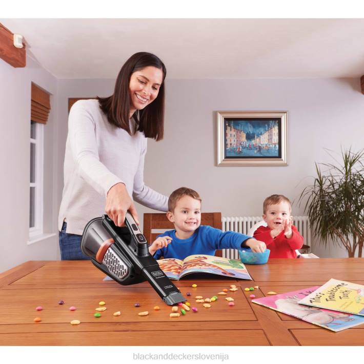 BLACK+DECKER dustbuster ročni brezžični sesalnik advancedclean black 8B2Z1 čiščenje