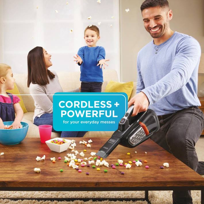 BLACK+DECKER dustbuster ročni brezžični sesalnik advancedclean black 8B2Z1 čiščenje