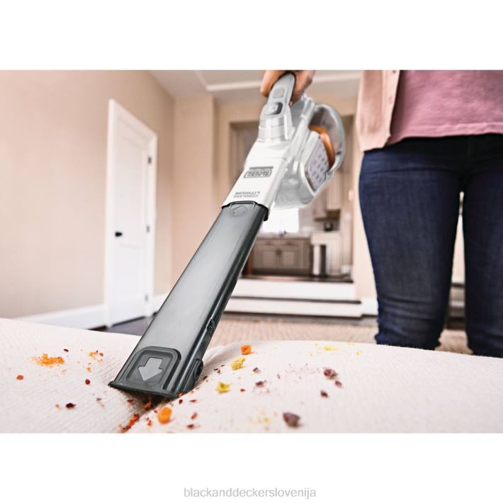BLACK+DECKER dustbuster ročni brezžični sesalnik advancedclean white 8B2Z33 čiščenje