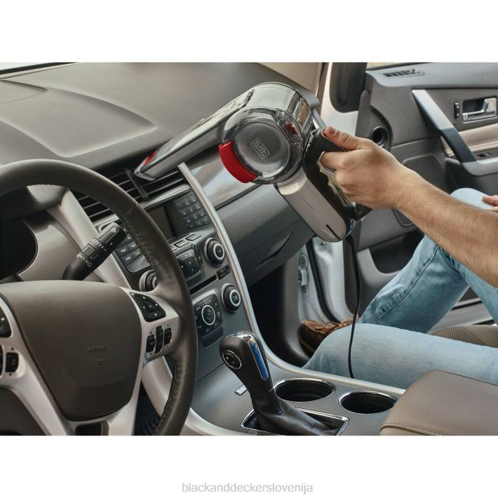 BLACK+DECKER pivot vac 12v max dc avtomobilski ročni vakuumski črn 8B2Z47 čiščenje