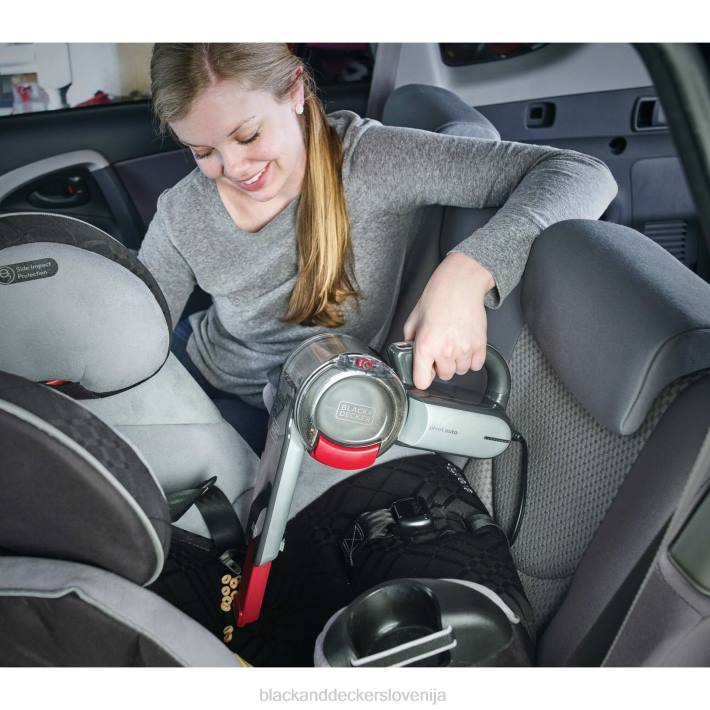 BLACK+DECKER pivot vac 12v max dc avtomobilski ročni vakuumski črn 8B2Z47 čiščenje