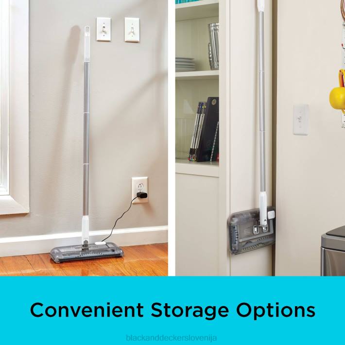 BLACK+DECKER pometač tal 50 minut delovanja 8B2Z99 čiščenje