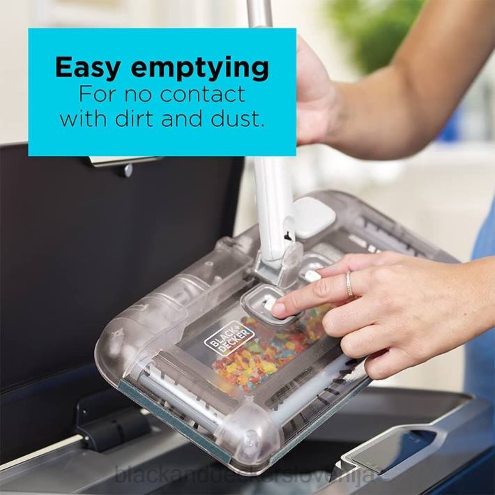 BLACK+DECKER pometač tal 50 minut delovanja 8B2Z99 čiščenje