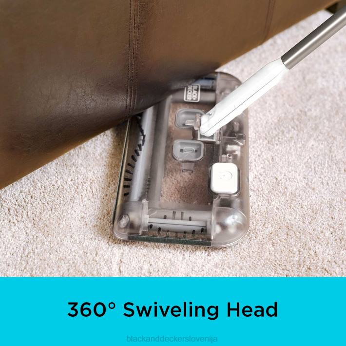 BLACK+DECKER pometač tal 50 minut delovanja 8B2Z99 čiščenje