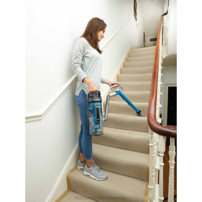 BLACK+DECKER powerseries pro brezžični sesalnik 2 v 1 moder 8B2Z98 čiščenje