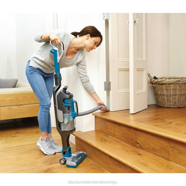 BLACK+DECKER powerseries pro brezžični sesalnik 2 v 1 moder 8B2Z98 čiščenje