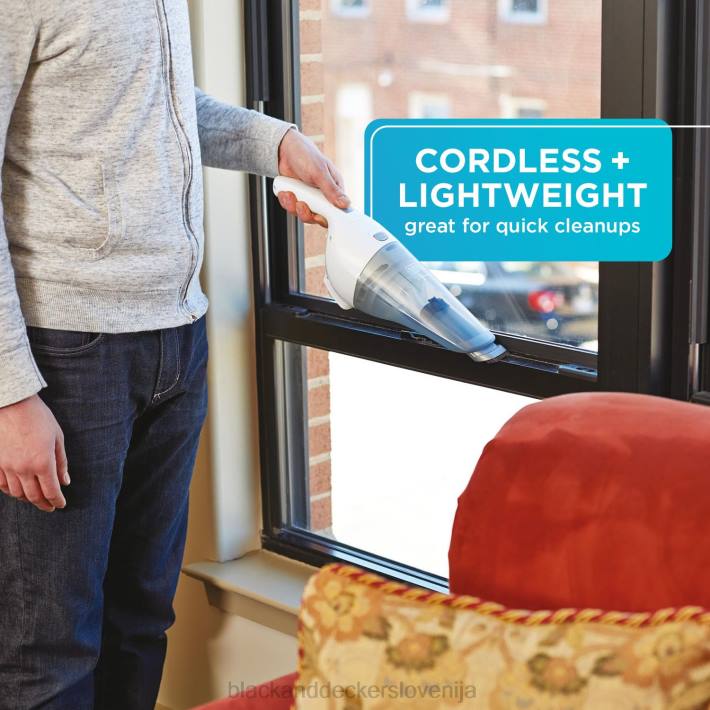 BLACK+DECKER ročni sesalnik 2ah power white 8B2Z8 čiščenje