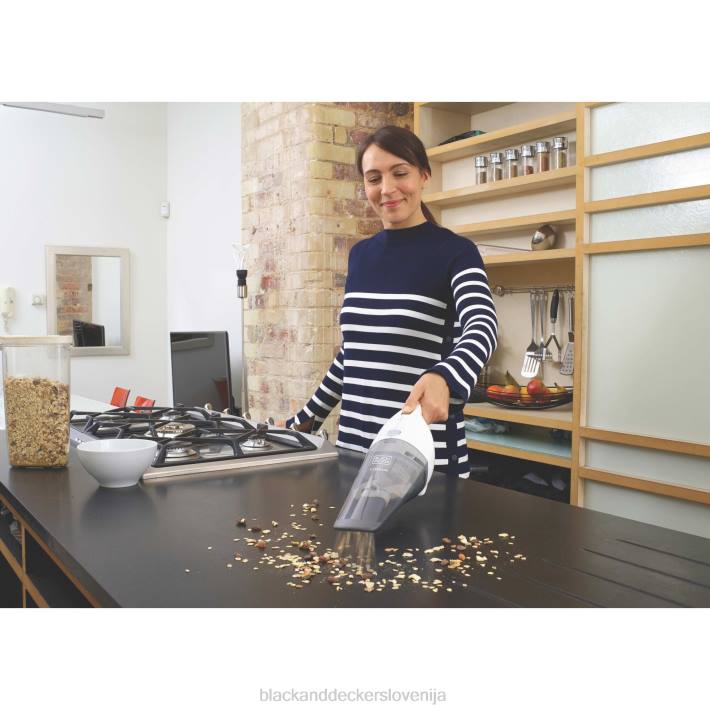 BLACK+DECKER ročni sesalnik 2ah power white 8B2Z8 čiščenje