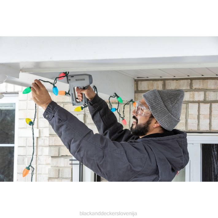 BLACK+DECKER močan spenjalnik z vodilom za žico/komplet za zabijanje žebljev 8B2Z158 dom in življenjski slog