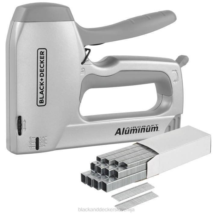 BLACK+DECKER močan spenjalnik z vodilom za žico/komplet za zabijanje žebljev 8B2Z158 dom in življenjski slog