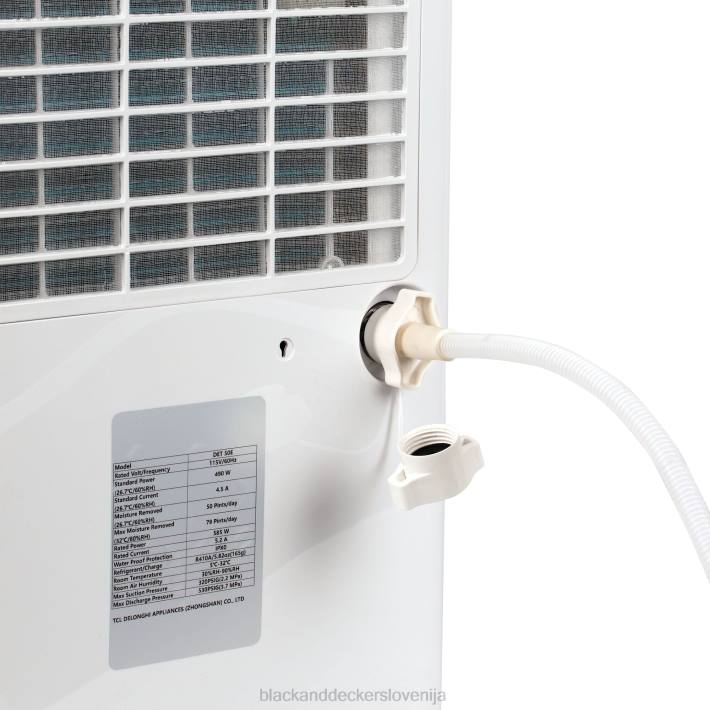 BLACK+DECKER 50-pintski prenosni razvlaževalec Energy Star z LED zaslonom 8B2Z179 dom in življenjski slog