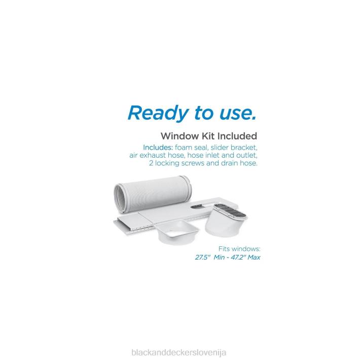 BLACK+DECKER prenosna klimatska naprava s toploto 8B2Z195 dom in življenjski slog