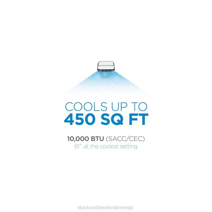 BLACK+DECKER prenosna klimatska naprava z daljinskim upravljalnikom Follow me 8B2Z198 dom in življenjski slog