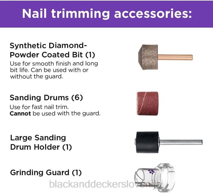 BLACK+DECKER 8 V max rotacijsko orodje za striženje nohtov hišnih ljubljenčkov 8B2Z225 dom in življenjski slog