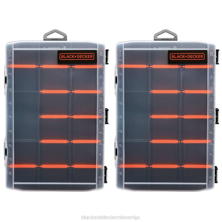 BLACK+DECKER več kot škatla za organizatorje majhnih delov z razdelilniki 8B2Z142 dom in življenjski slog