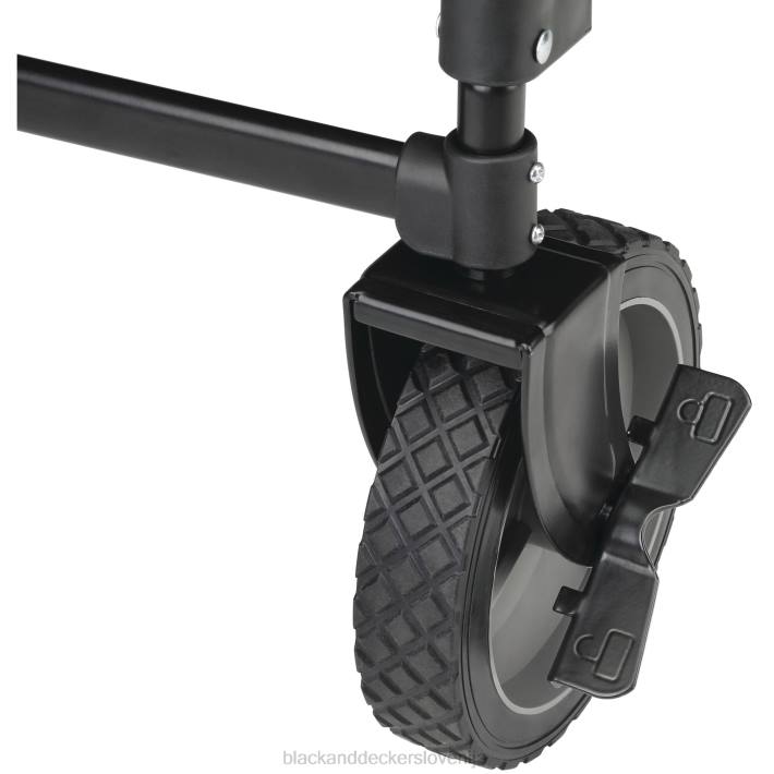 BLACK+DECKER zložljiv voziček za shranjevanje zložljiv pomožni vagon drži do 176 lbs. Črna 8B2Z131 dom in življenjski slog