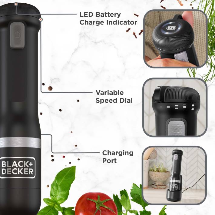 BLACK+DECKER kuhinjska palica 4 kit črna 8B2Z263 kuhinja