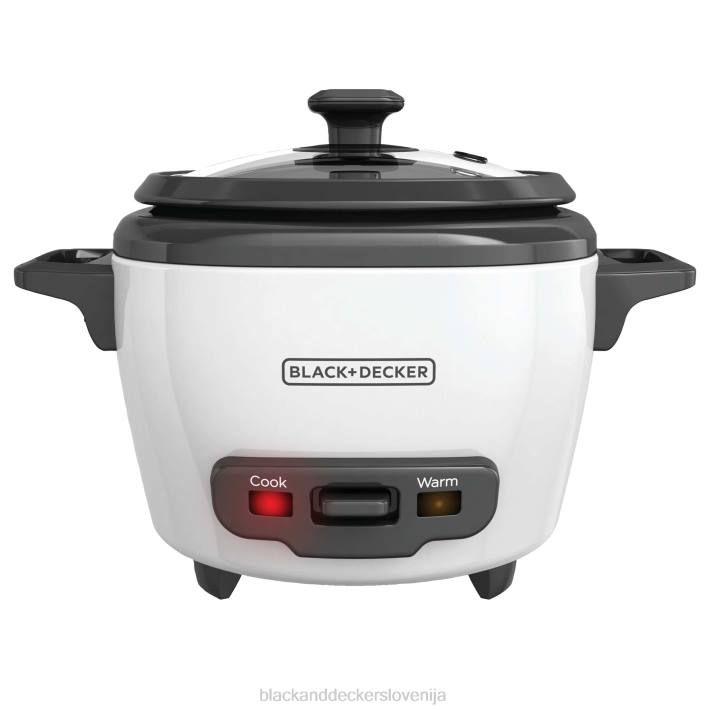 BLACK+DECKER Električni kuhalnik riža za 3 skodelice s funkcijo ohranjanja toplote, bel 8B2Z334 kuhinja