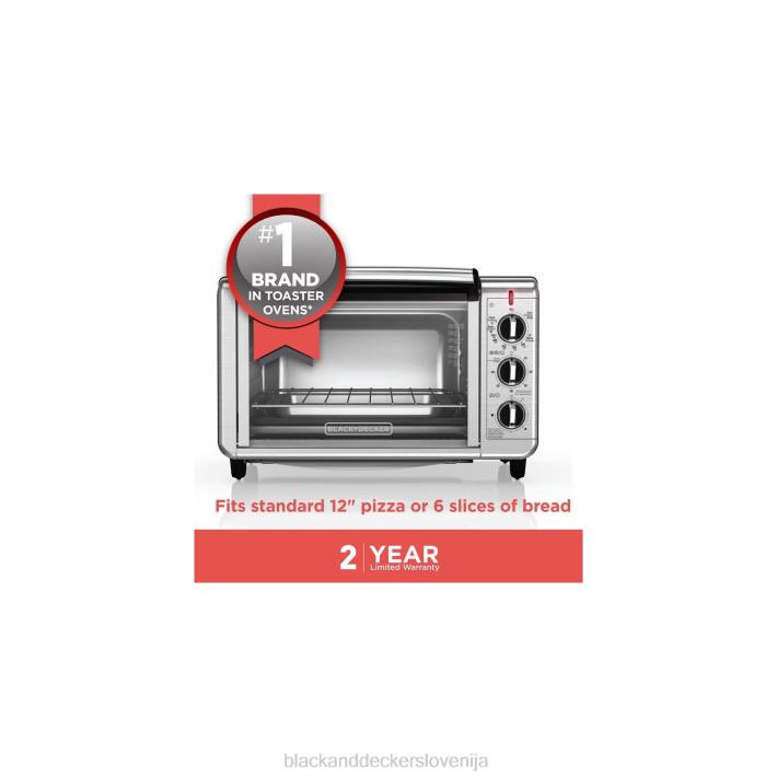 BLACK+DECKER 6-rezinska konvekcijska namizna pečica za kruh 8B2Z376 kuhinja