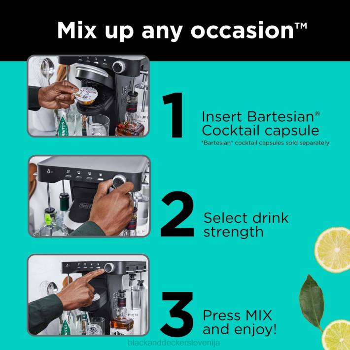 BLACK+DECKER bev akumulatorski kuhalnik koktajlov 8B2Z323 kuhinja