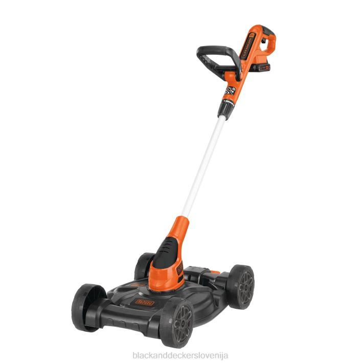 BLACK+DECKER 20v max litijeva 12-palčna kompaktna kosilnica 3-v-1 8B2Z414 na prostem