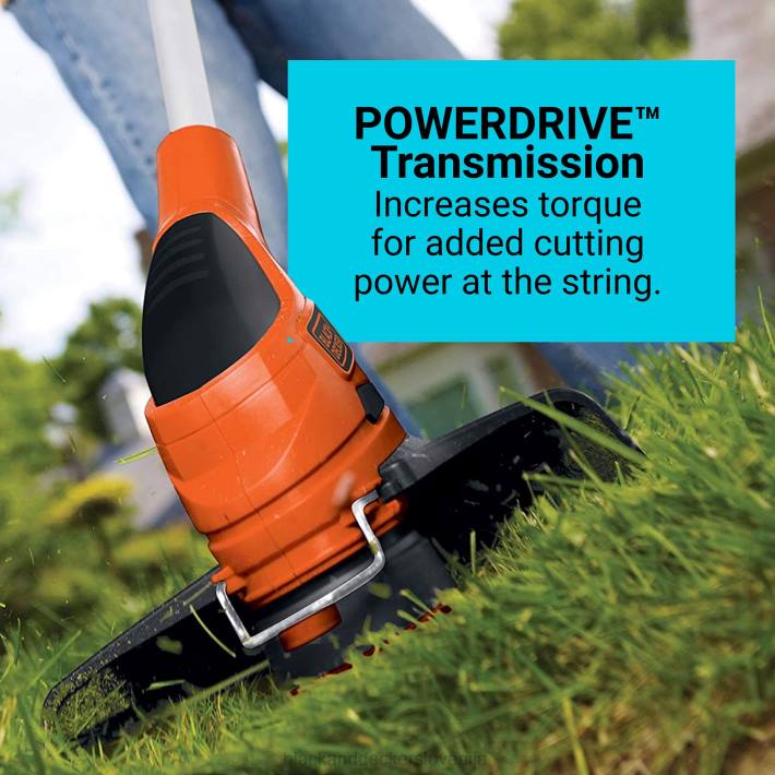 BLACK+DECKER 20v max litijeva 12-palčna kompaktna kosilnica 3-v-1 8B2Z414 na prostem