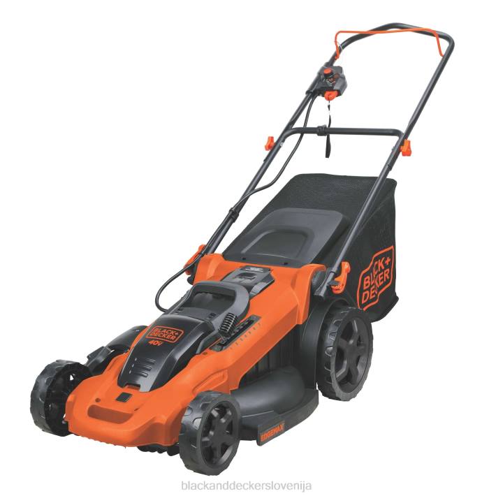 BLACK+DECKER 40v max akumulatorska kosilnica z baterijo in polnilcem priložena 8B2Z422 na prostem