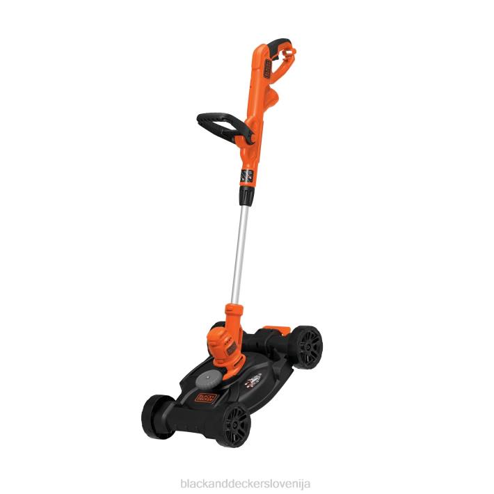 BLACK+DECKER električna kosilnica na nitko, obrezovalnik robnikov 3 v 1 na kabel 8B2Z415 na prostem