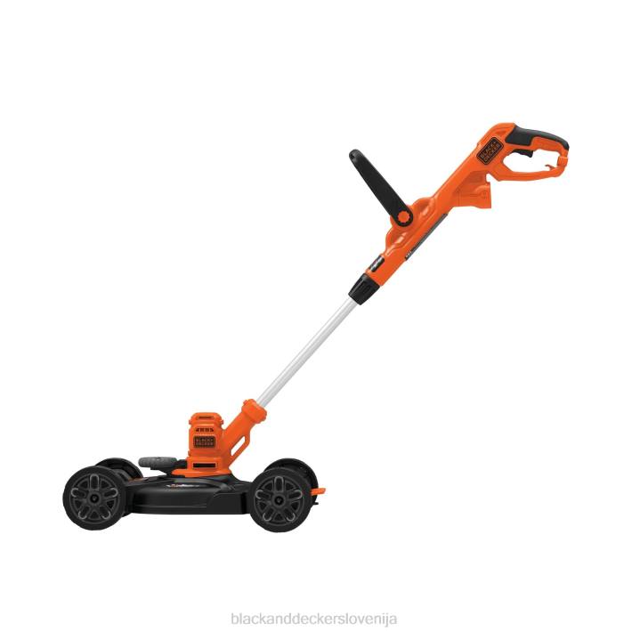 BLACK+DECKER električna kosilnica na nitko, obrezovalnik robnikov 3 v 1 na kabel 8B2Z415 na prostem