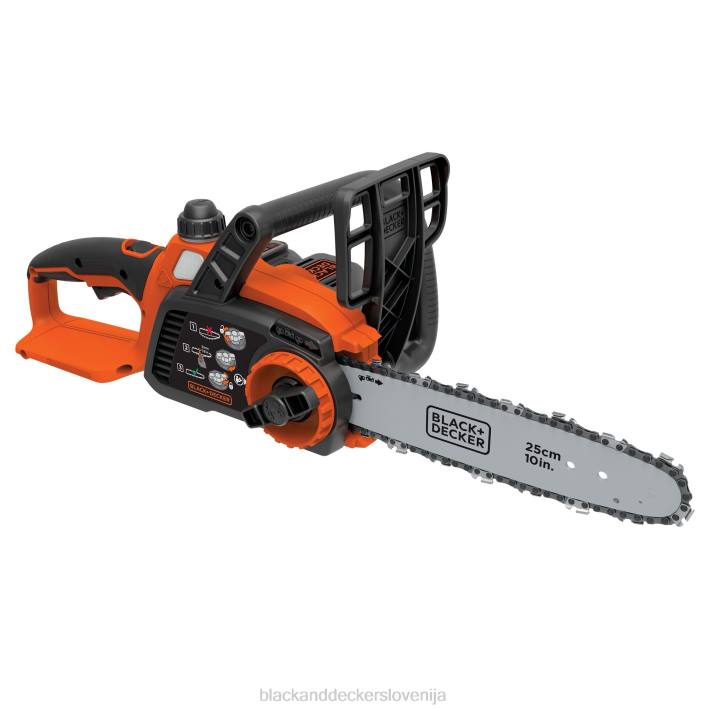 BLACK+DECKER 20v max komplet akumulatorske motorne žage 10-palčna 8B2Z388 na prostem