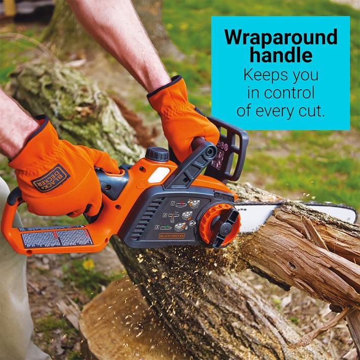 BLACK+DECKER 40v max akumulatorska motorna žaga samo 12 in. 8B2Z391 na prostem