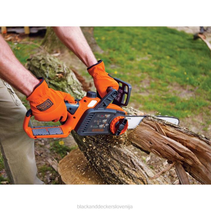 BLACK+DECKER 40v max akumulatorska verižna žaga 12-palčna 8B2Z390 na prostem