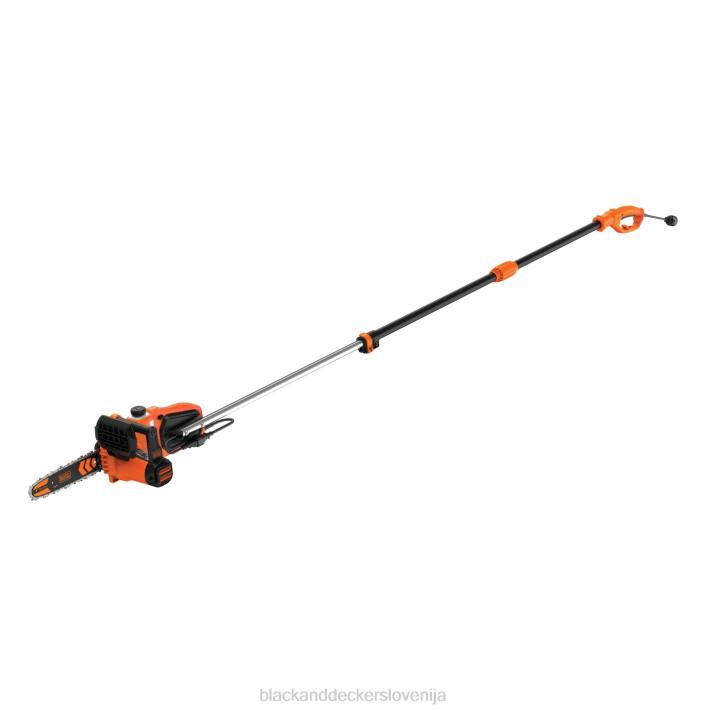 BLACK+DECKER 8-amperska 10-palčna električna verižna žaga 2-v-1 8B2Z399 na prostem