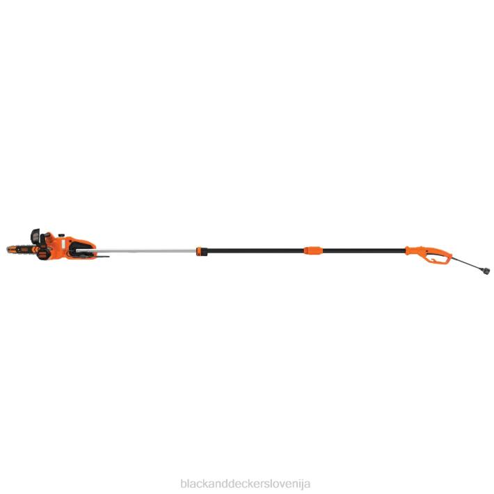 BLACK+DECKER 8-amperska 10-palčna električna verižna žaga 2-v-1 8B2Z399 na prostem